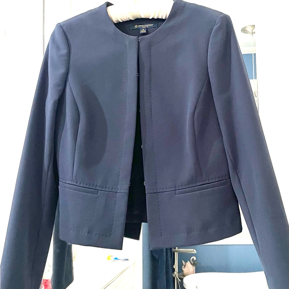 Brooks Brothers Classic Navy Women's Blazer